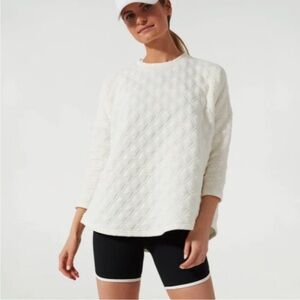 Tuckernuck White Quilted Women's Top